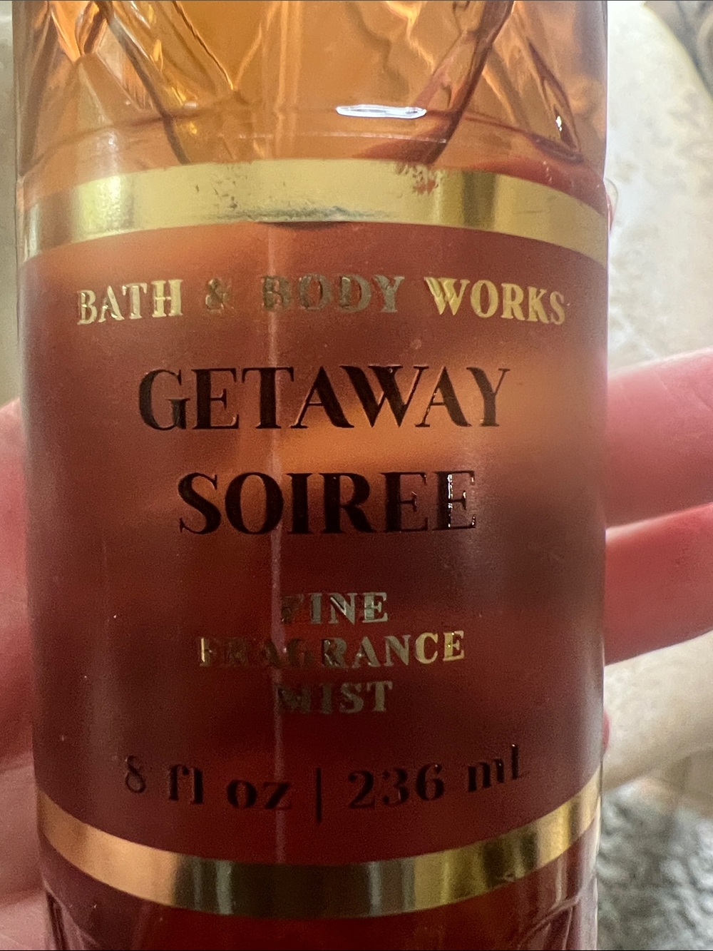 Bath & Body Works Getaway Soiree Fine Frag.Mist - Amber